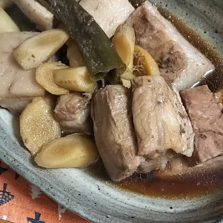 【時短簡単レシピ】★炊飯器で豚の角煮★